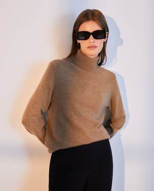 Jersey de cashmere de El Corte Inglés.