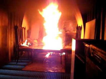 Incendio en el salón de tu casa, ¿qué haces?